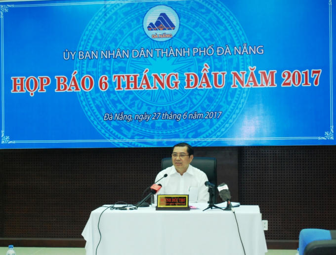 Chủ tịch UBND TP Đà Nẵng Huỳnh Đức Thơ yêu cầu Công ty CP Trung Nam phải sớm nộp thuế đúng hẹn.