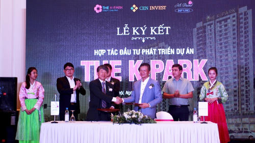 CENInvest và Hi Brand Việt Nam hợp tác đầu tư Dự án The K Park Hà Đông.