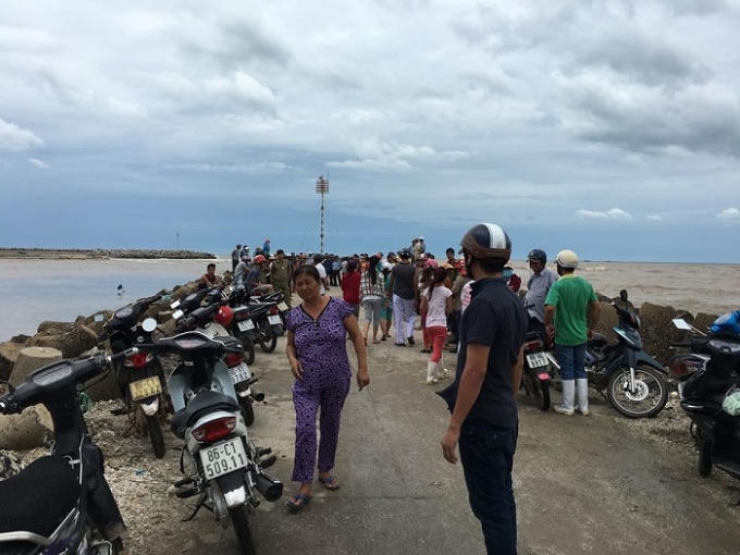 Khu vực phát hiện thi thể nam sinh.