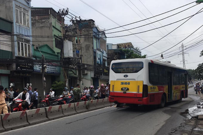 Hiện trường nơi xảy ra vụ việc.
