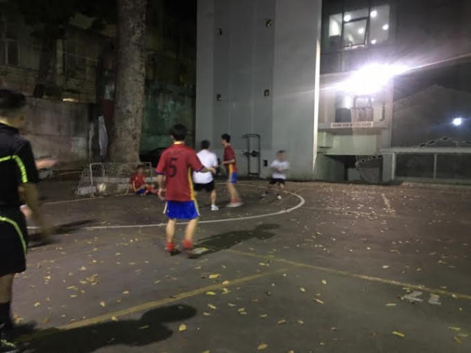 Một pha ghi bàn của đội Báo Pháp luật Việt Nam