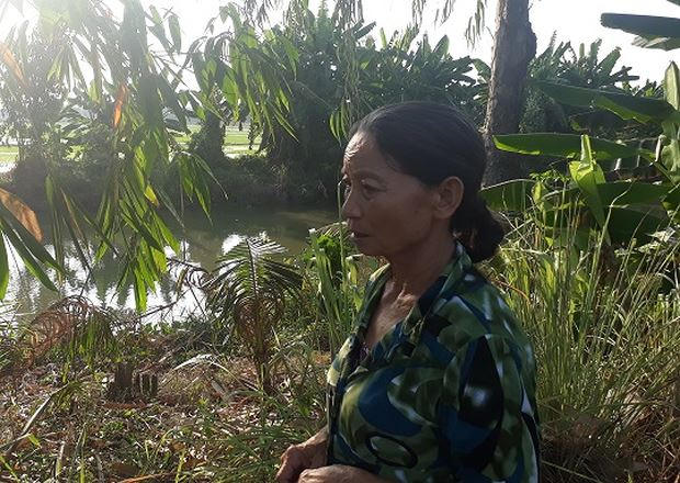 Bà Trần Thị Thanh, người bị Công an huyện Cờ Đỏ triệu tập.