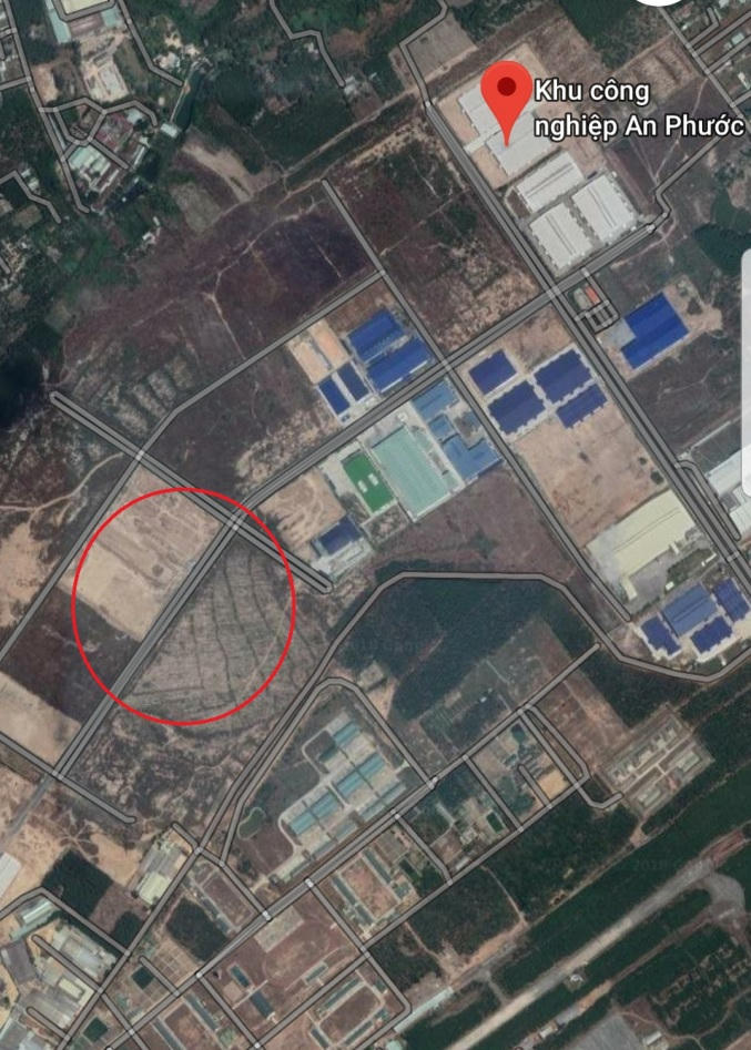 Khu đất bà Oanh nằm trong dự án KCN An Phước.