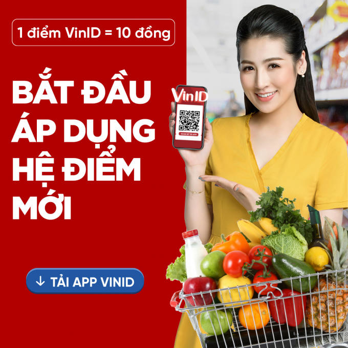 Người dùng VinID có thể tích điểm trên mọi giao dịch có giá trị chỉ từ 1.000 đồng từ 01/06/2021