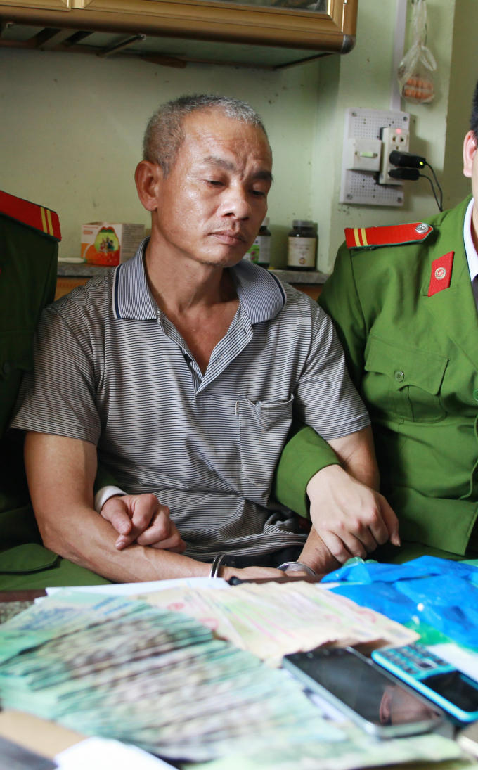 Đối tượng Lưu Văn Hợp, thôn Sơn Quả 5, xã Lương Phong, huyện Hiệp Hòa.