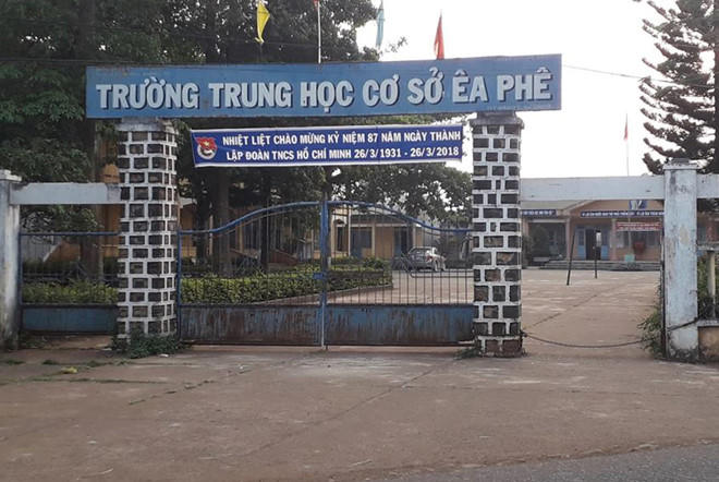Ngôi trường- nơi ông Hạnh từng công tác.