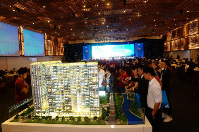 Sự kiện giới thiệu Block Iris Luxury ngày 14/10 tại đã thu hút sự quan tâm của đông đảo khách hàng.