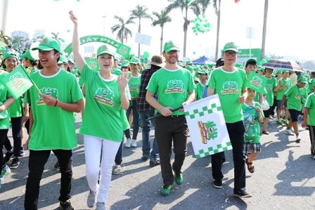 Sự kiện nhằm khơi dậy tinh thần yêu thể thao của các em nhỏ.