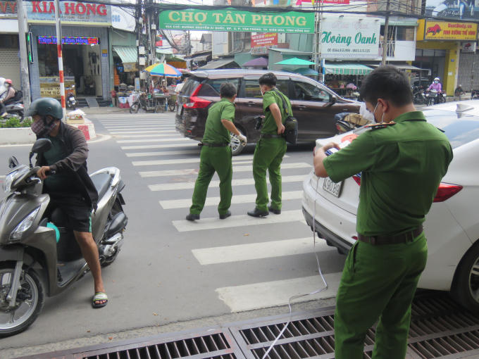 Khu vực xẩy ra án mạng ngay trước cổng Chợ Tân Phong, thuộc KP2, phường Tân Phong, đường Nguyễn Ái Quốc, TP Biên Hòa - Đồng Nai