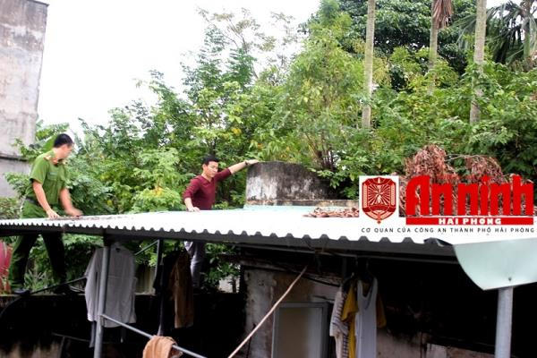 Khu vực đối tượng cất giấu tro cốt