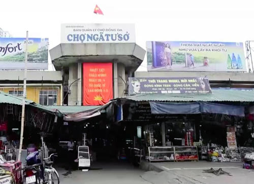 Dự án chợ Ngã Tư Sở đã hoàn thành thủ tục chấm dứt dự án. Ảnh: Trần Quang.