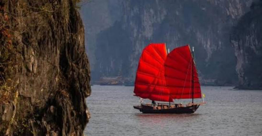 Hình ảnh thuyền Ba Vách lan truyền trên mạng xã hội khiến cho nhiều người thích thú