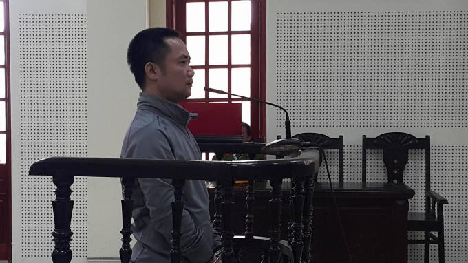 Nguyễn Văn Thái tại phiên xét xử ngày 23/11.