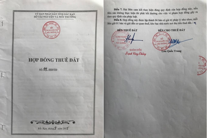 Theo lãnh đạo Doanh nghiệp Hà Giang thì các giấy tờ thủ tục đều được các cơ quan thẩm quyền cấp phép đầy đủ.