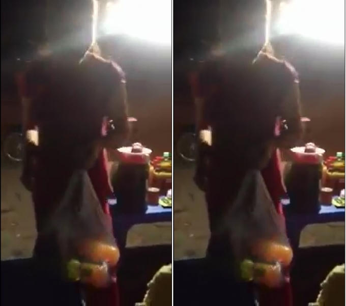 Một v&agrave;i chai nước, 2 cốc c&agrave; ph&ecirc;, 2 cốc nước hoa quả bị