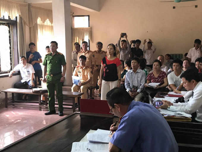 Đại diện các bên liên quan tại phiên tòa ngày 24/5.