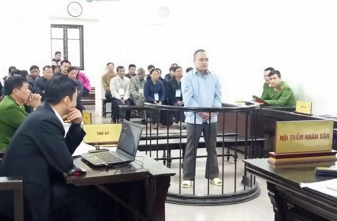 Bị c&aacute;o Nguyễn Th&agrave;nh Trung.