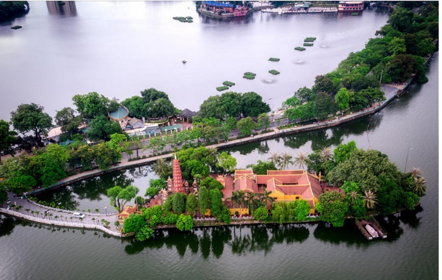 Góc hồ Tây. Ảnh Internet