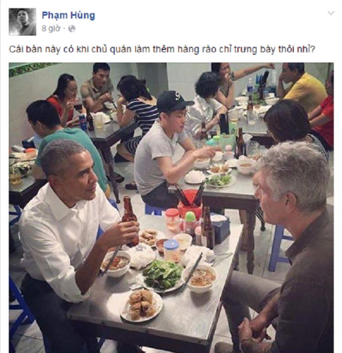 Facebooker Phạm Hùng.