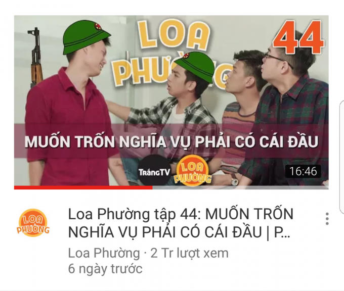 Ảnh chụp màn hình Phim hài Loa Phường tập 44 với tiêu đề: Muốn trốn nghĩa vụ phải có cái đầu.