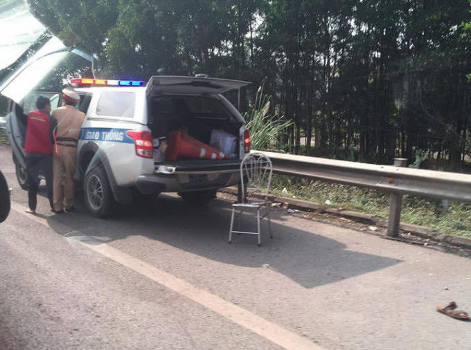 Hiện trường sự việc trên.