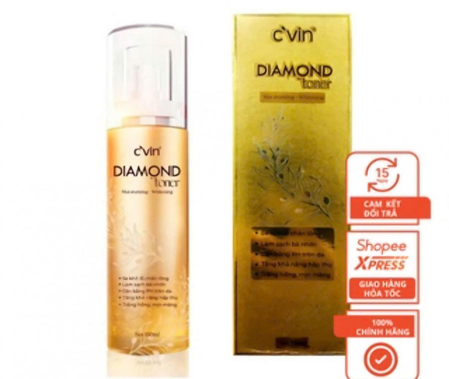 Diamond Toner nằm trong danh sách bị thu hồi công bố sản phẩm.