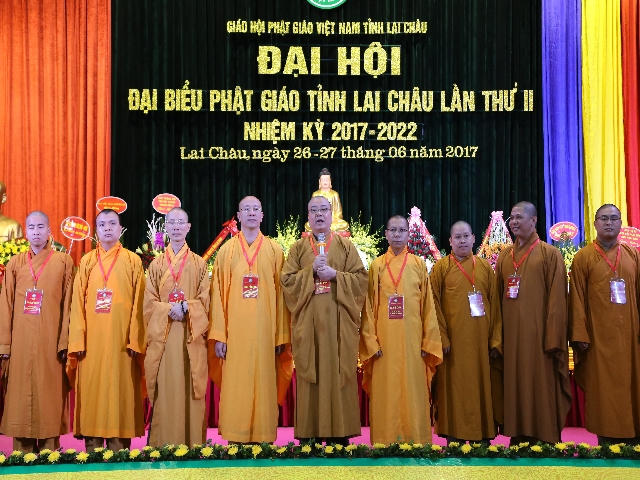 Sáng  27/6, tại Trung tâm Hội nghị TP Lai Châu, tỉnh Lai Châu diễn ra đại hội đại biểu Phật giáo tỉnh Lai Châu lần thứ II, nhiệm kỳ 2017 – 2022.