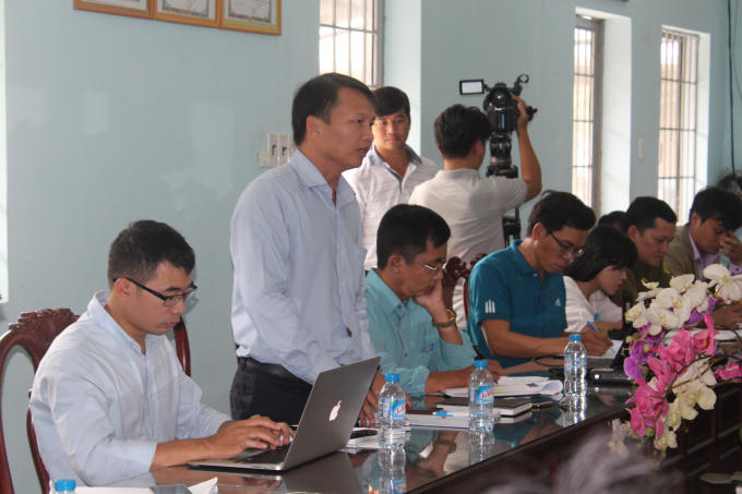 Ông Vũ Văn Luyến - đại diện Công ty Tín Nghĩa cho rằng, phần đất bà Oanh thuộc dự án KCN An Phước đã được cơ quan có thẩm quyền giao đất cho Công ty thực hiện dự án.