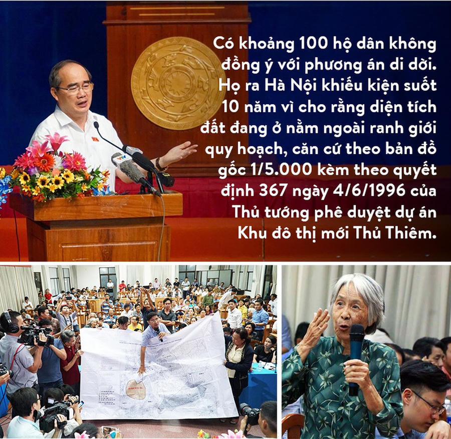 Bài học về vấn đề giải quyết khiếu kiện đất đai ở Thủ Thiêm vẫn còn đó. Ảnh: TL