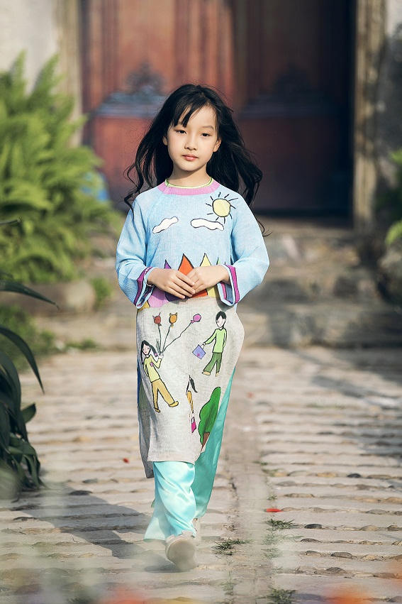 Không gian vườn hoa của Tuần lễ Thời trang Trẻ em Việt Nam mùa thứ 5.