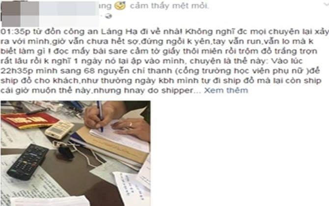 Nội dung stt facebook của Linh Hoang