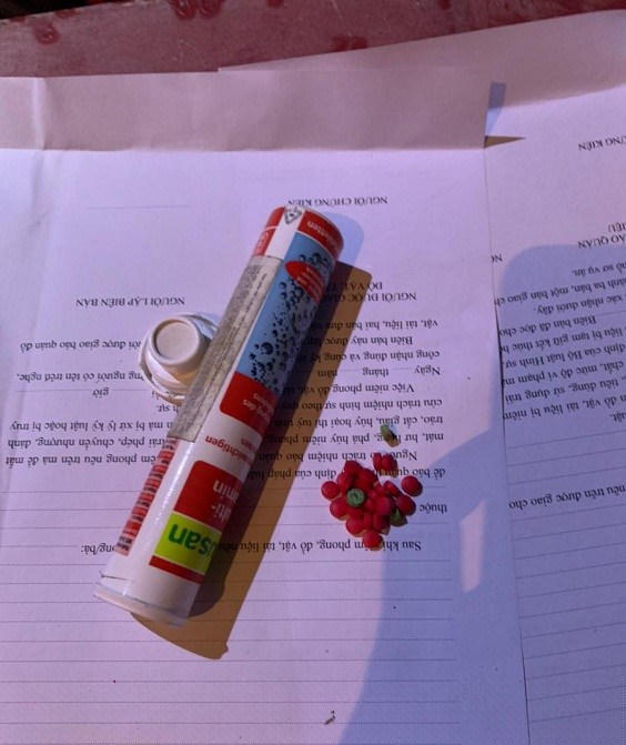 Tang vật thu giữ