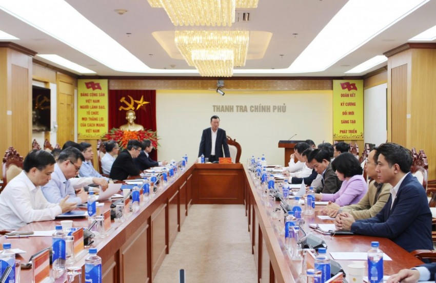Thanh tra Chính phủ họp giao ban cấp vụ về kết quả công tác tháng 2, triển khai nhiệm vụ tháng 3/2026. (Ảnh: TTCP).