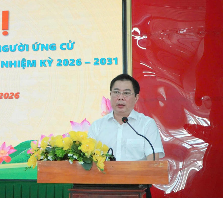 Ông Võ Minh Trung, Ủy viên Ban Chấp hành Đảng bộ Tỉnh, Giám đốc Sở Khoa học và Công nghệ