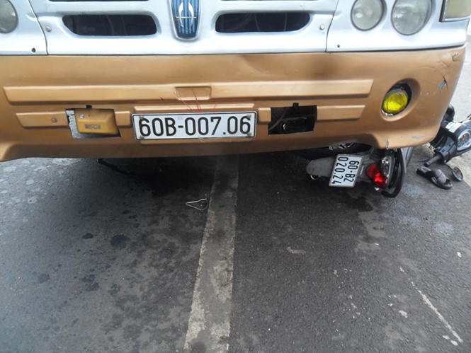 Hiện trường vụ tai nạn 