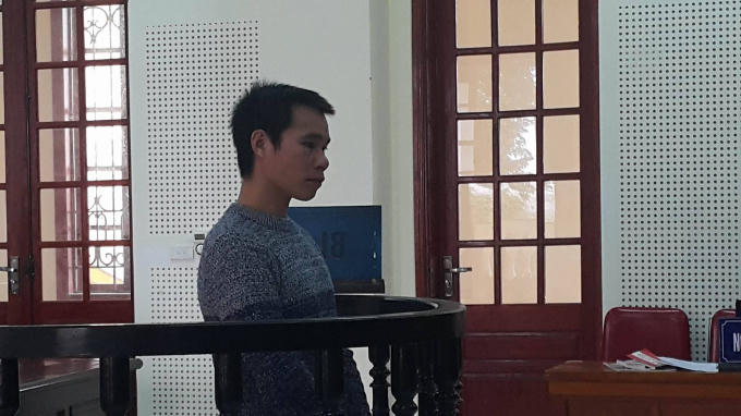 Bị cáo Lữ Văn Hòa tại phiên tòa xét xử ngày 30/11.