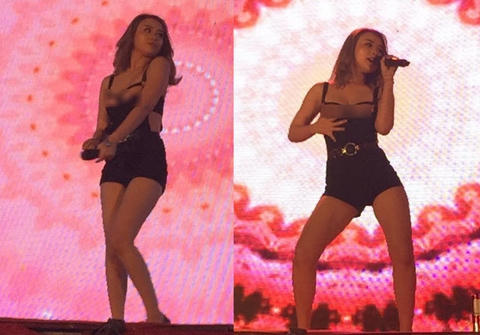 Linh Miu vô tình để lộ ngực hay cố ý?