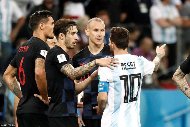 C&aacute;c cầu thủ Croatia đ&atilde; bắt b&agrave;i Messi một c&aacute;ch tuyệt đối