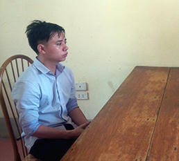 Đối tượng Văn Đức Thái trú tại xã Nghi Kiều, huyện Nghi Lộc, tỉnh Nghệ An có hành vi gian lận trong thi tại kỳ thi THPT Quốc gia 2017.