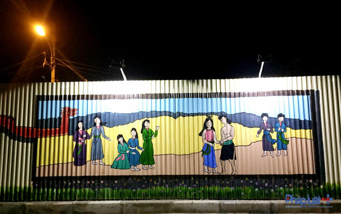 Chi&ecirc;m ngưỡng con đường tranh 3D d&agrave;i nhất Việt Nam