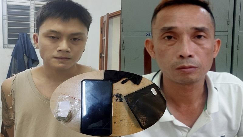 Hai đối tượng bị bắt giữ.