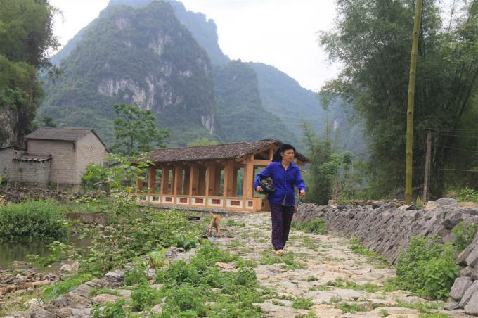 Cuộc sống bình yên tại làng Khuổi Ky, Trùng Khánh, Cao Bằng.