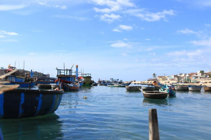 Tới làng chài Nhơn Hải, du khách có thể cảm nhận nhịp sống địa phương, trải nghiệm đánh bắt hải sản và thưởng thức hải sản tươi sống.