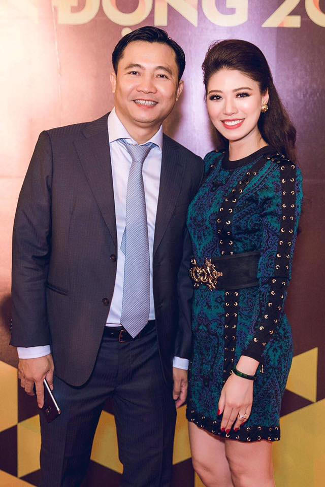 Đạo diễn Đỗ Thanh Hải và BTV Ngọc Trinh trong một sự kiện của VTV.