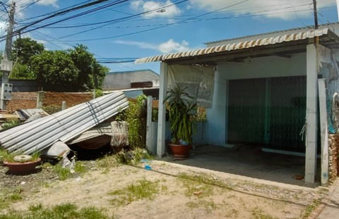 Căn nhà nơi xảy ra vụ án mạng.