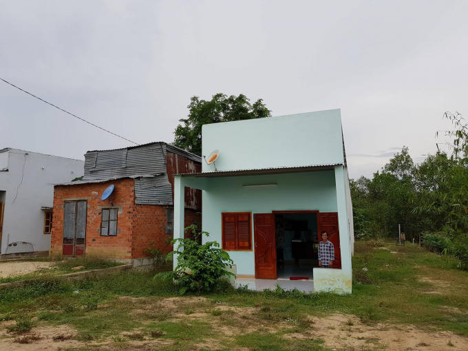 Ngôi nhà hiện tại ông Huỳnh Văn Nén đang sinh sống.