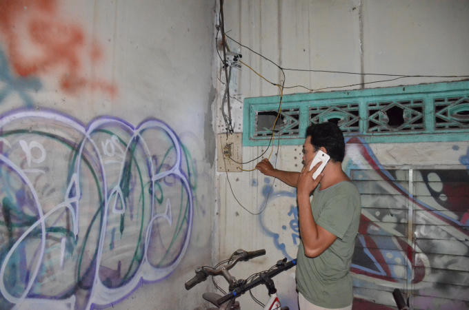 Đầu thu camera đã bị đánh cắp.