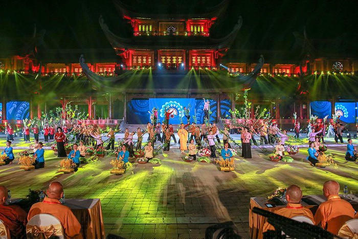 Một tiết mục tại Vesak 2019.