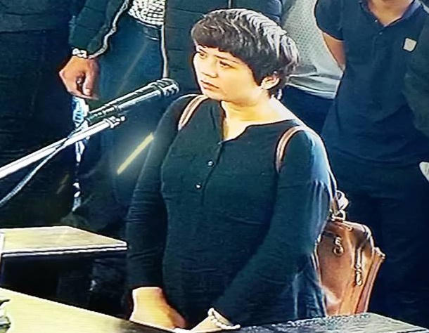 Bị cáo Nguyễn Thị Thanh Huyền.