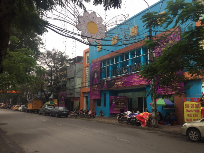 Một góc phố phường Hoàng Văn Thụ.